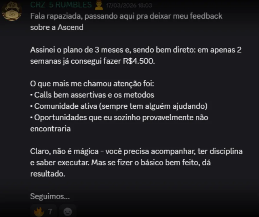 Feedback de membro 10