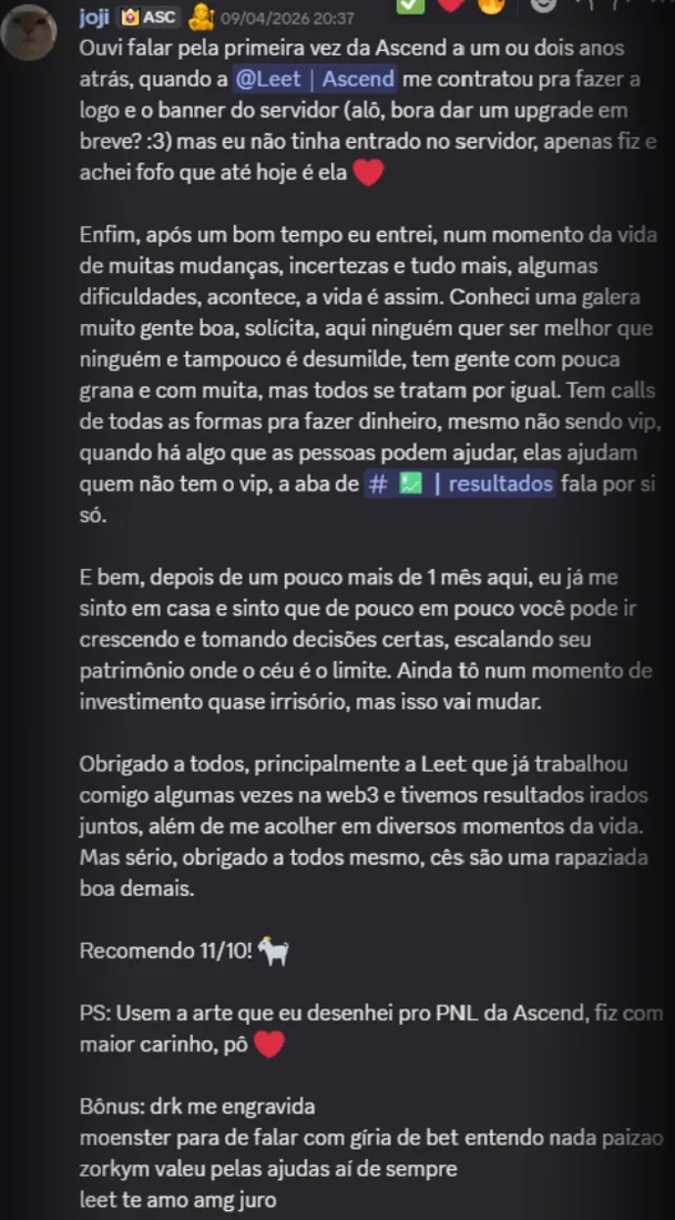 Feedback de membro 17
