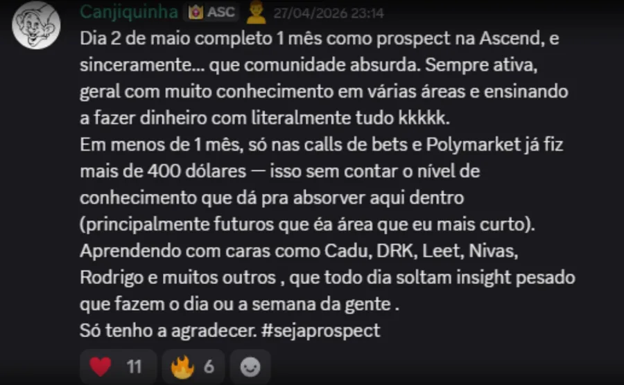 Feedback de membro 20