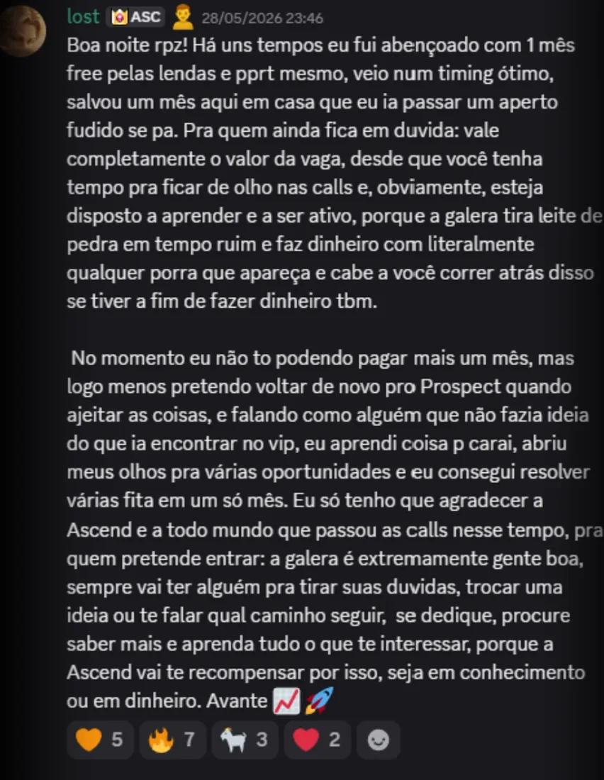 Feedback de membro 24