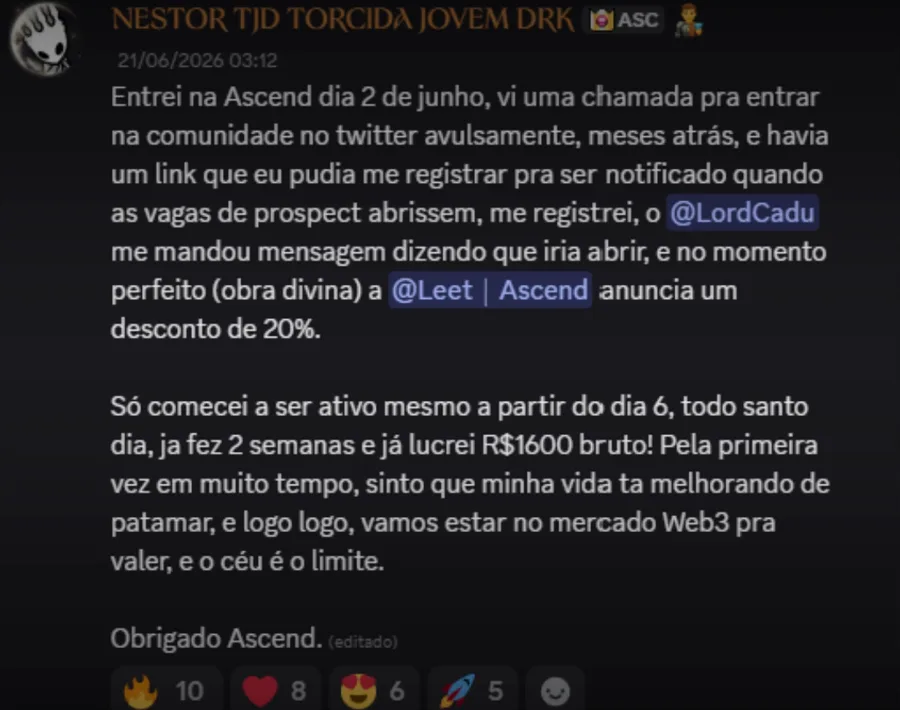 Feedback de membro 26